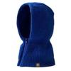 Thickened Wool Knit Hood Hat with Zipper Neck Warmer Pullover Snood Snow Beanie Cap  Winter Outdoor