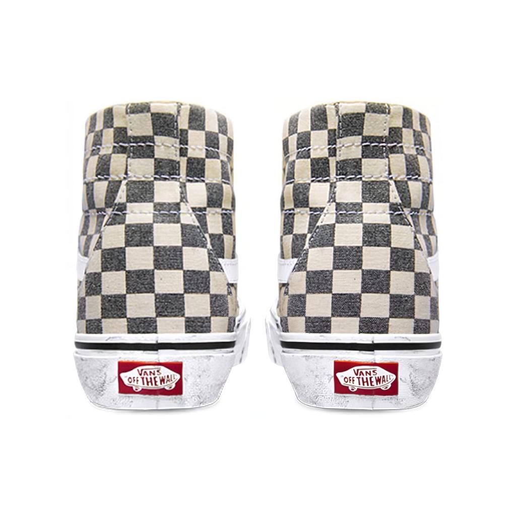 Vans Sk8 Hi Tapered Asfalto Lavado Blanco Verdadero Cuadros VN0A4U16HQE