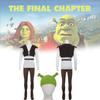 Shrek Cosplay Attire In Polyester Fabric For Halloween Costume Party Use