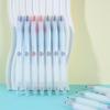 Push-Action Gel Pen with Soft Grip, Quick-Drying, Smooth 0.5mm ST Tip - Perfect for Students