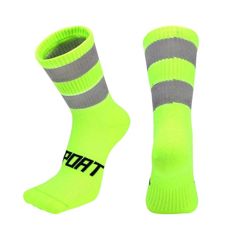 Bicycle Socks Men Cycling Socks Reflective Novelty Reflective Socks Cycling XL