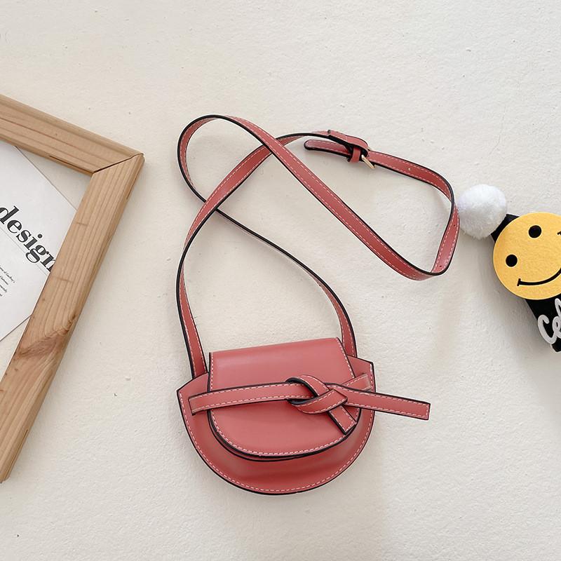 Stylish Korean Style Pu Crossbody Bag For Kids Cute Fashionable Toddler Accessory