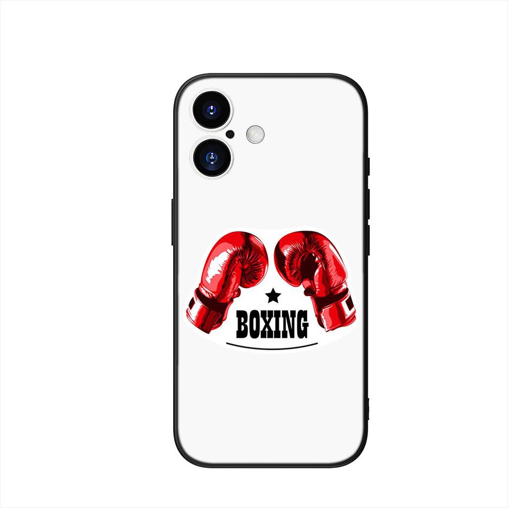 Strong Boxing Gloves Kickboxing Cover Phone Case for Apple iPhone 17 16 15 11 Pro XS Max XR 6 7 8 Plus + SE 2020 5 16E