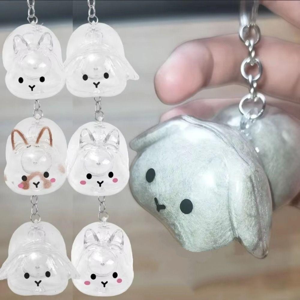 Hair Container Rabbit Hair Collector Transparent Rabbit Hair Storage Box  Jewelry Gifts