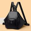 New Women's Backpack Woven Large Capacity Multifunctional Shoulder Crossbody Bag Handbag Women's Bag