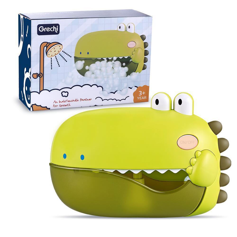 Crab & Frog Bubble Machine: Musical Bath Toy for Kids - Douyin Electric Bubble Maker