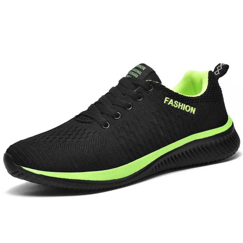 New Black Sneakers Men Sport Shoes Mesh Breathable Mens Walking Shoes Ultralight Sneakers Male Size 48 Tennis Shoes Homme Male