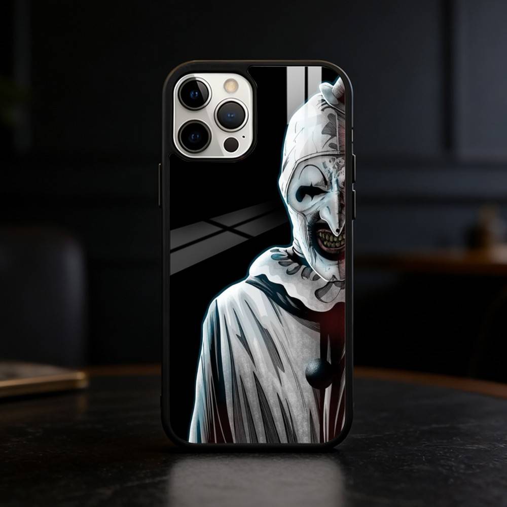 

Art the Clown horror T-Terrifier Phone Case For iPhone 17 16 15 14 13 12 Pro Max Plus for Mirror Wireless Magnetic Cover iPhone11PROMAX