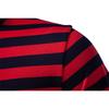Summer Men's Classic Striped Polo Shirts Short Sleeve Breathable Casual T-Shirt Contrast Color Lapel Collar Streetwear Basic Top