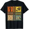 Ägyptische Mythologie Ägypten Pyramide Altes Ägypten T-Shirt(2)