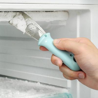 Stainless Steel Freezer De-icing Shovel Food Spatula Ice Cube Scoop Kitchen Gadget for Fridge and Freezer