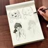 72 Pages Manga Tracing Book, Anime Character Sketching Drawing Pad, Learn To Draw Cartoon & Art Practice Book