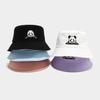 Panda Embroidered Fisherman Hat For Women Summer Sun Protection Casual Style