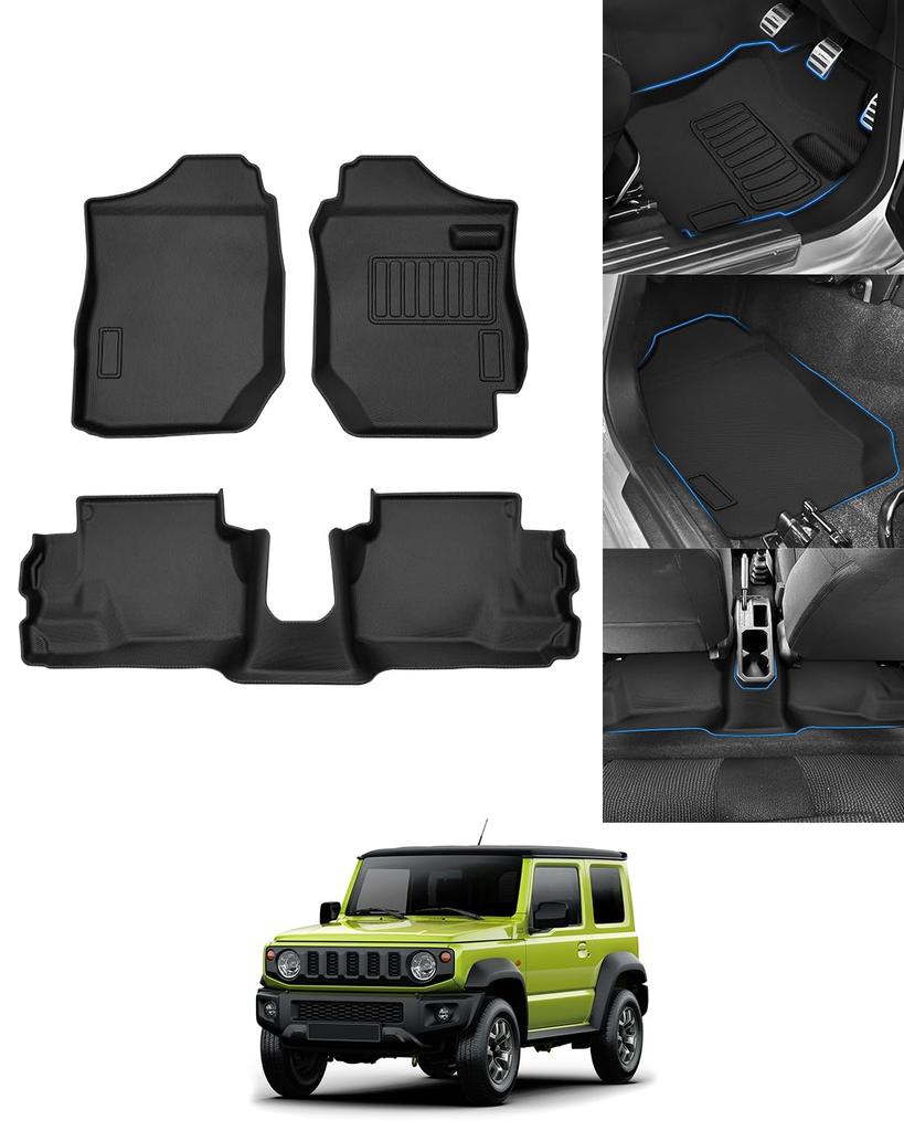 Mixsuper Jimny JB64 Floor Jimny Sierra JB74 3D Car 3D Waterproof Second JIMNY JB64 JB74 Custom July 2018 TPE Abrasion Stain Weather Flame Retardant