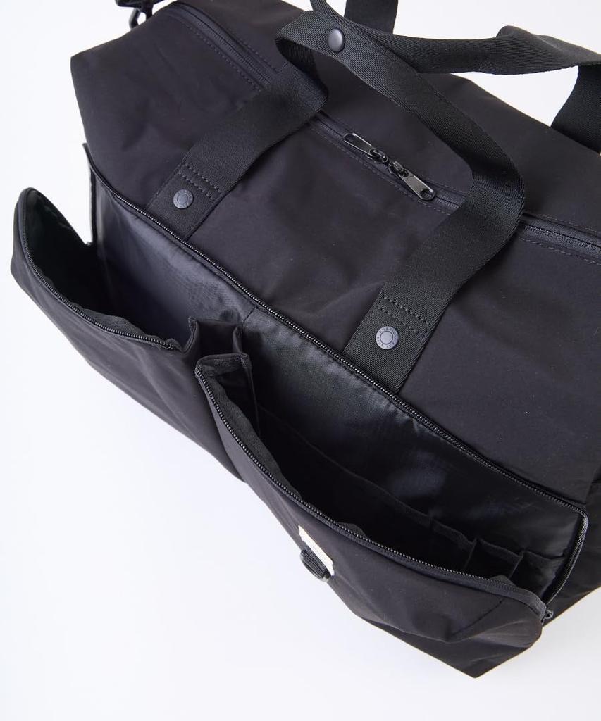 Anello NEW STANDARD Boston Bag, A3 Size, Double-Sided Water-Repellent, Lightweight, 2-Way, 11 Pockets, 30L Carry-On