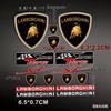 3D matrica Lamborghini Urus Huracan Aventadorhoz Prémium Autójelvény Dekoratív Matricák Logó fényvisszaverő Autómatrica Kiegészítő