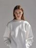 Trendy Versatile Cotton Long-Sleeve Hoodie - Basic White/Black for Autumn/Winter