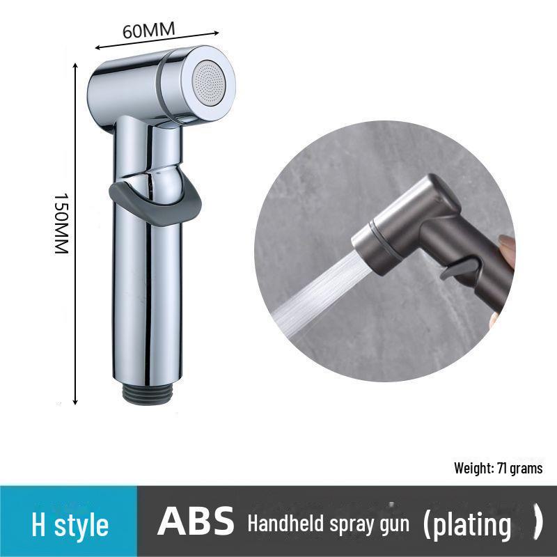 Sada rozprašovače na toaletní bidet z nerezové oceli s posilovací tryskou pro čištění a splachování koupelny.