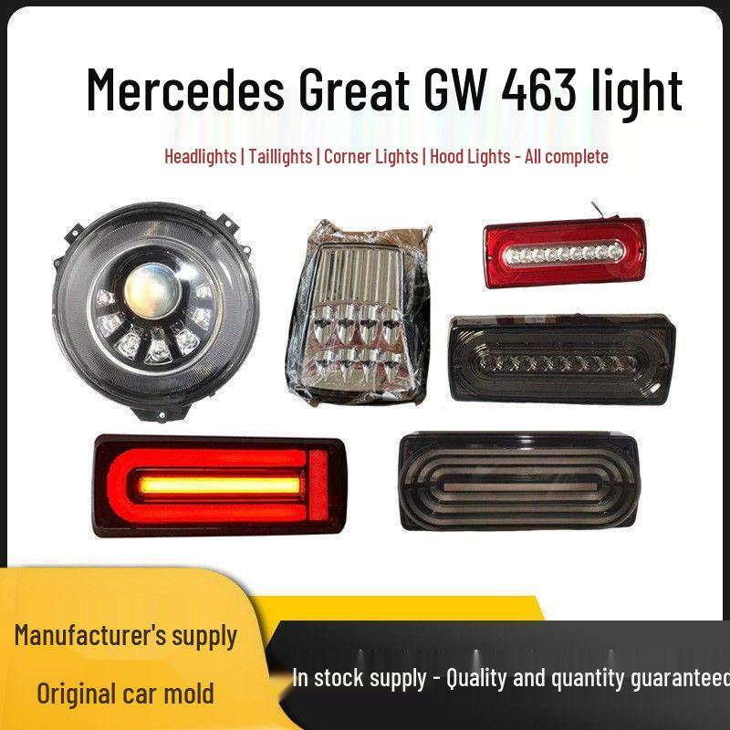Seven-Inch LED Angel Eye Headlight for Mercedes Benz G-Class W463 G500 Mercedes G-Class W463