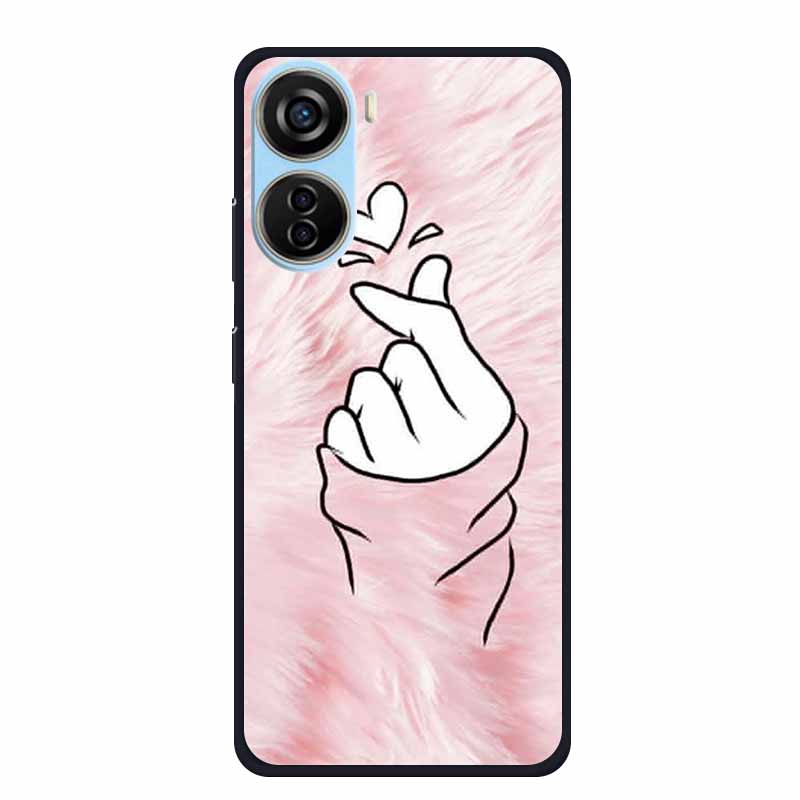 Handyhülle Für ZTE Axon 40 Lite Rückseite Hülle Schwarzes Silikon Weiche Hülle Für ZTE Blade V41 Vita V50 Design 5G LIBERO 5G IV Hülle