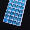 Crystal Glass Hand Sewn Drill, Square Fluorescent Flat Bottom Mocha Neon Dopamine Rhinestone Diy Clothing Accessories