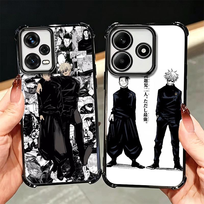 Anime Geto Suguru JUJUSU Soft Phone Case For Xiaomi Redmi Note 14 15 Pro Plus 13 12 11S 11T 5G 10 9S 9 Plating Anti-Fall Fundas