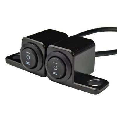 Links/Rechts 12V Nebelscheinwerferschalter Motorrad Scheinwerferschalter 3-stufig Wasserdichte Schalter Lenker Spiegelhalterung