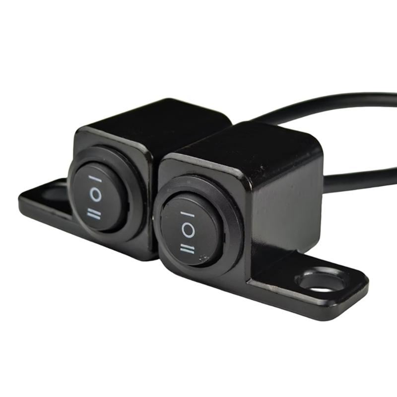 Left/Right Fog Spotlight Switches Motorbike Modified Accessories 3 Speed Switches Button Motorcycle Headlight Switches