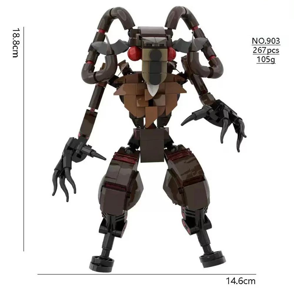 99 Nächte im Wald – Bausteine, Horrorspiel, Waldmonster, Tiere, Figuren zum Zusammenbauen, Sammelfiguren, Schreibtischdekoration, Geschenk