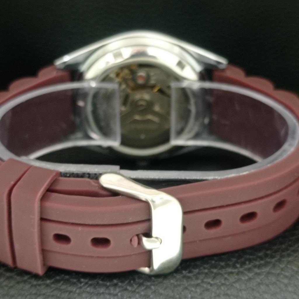 AUTOMATIC VINTAGE REFURBISHED SEIKO 6309A JAPAN MENS BROWN DIAL WATCH a442758-1
