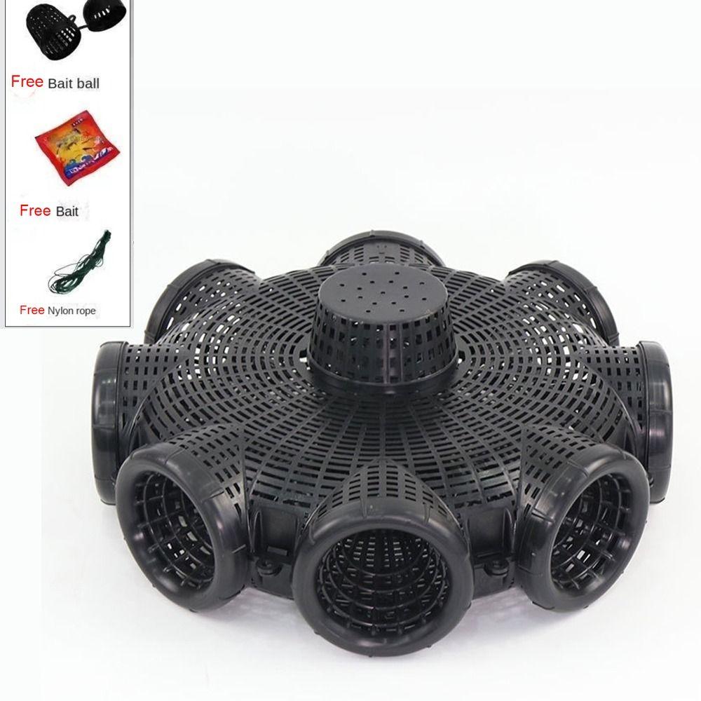 Black Fish Net Cage Fishnet Finless Eel Cage 2024 Fishing Pot