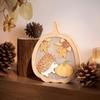 Thanksgiving Wooden Carving Leaf Pumpkin Table Sign Decors Autumn Themed Ornament Safety for Kids and Pet
