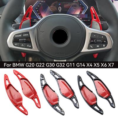 2Pcs Car Steering Wheel Paddle ABS Shifter Gear Shift Paddles For BMW 2 3 4 5 6 7 8 Series G20 G22 G30 G32 G11 G14 X3 X4 X5 X6 X7 G01 G05