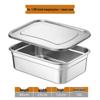 ZISIZ 316 Stainless Steel Large Capacity Food Storage Box