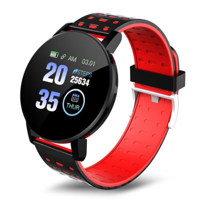 Bratara inteligenta Tensiunea arteriala Impermeabil Sport Rotund Smartwatch Ceas inteligent Tracker fitness Pentru
