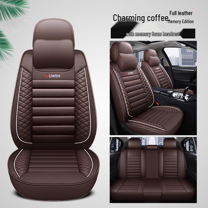 All-Season Leather Seat Covers for Honda Accord 7th to 10th Gen