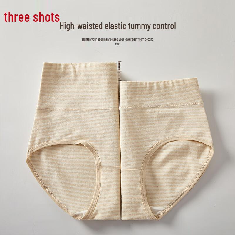 Sanqiang Women's Antibacterial High-Waist Briefs