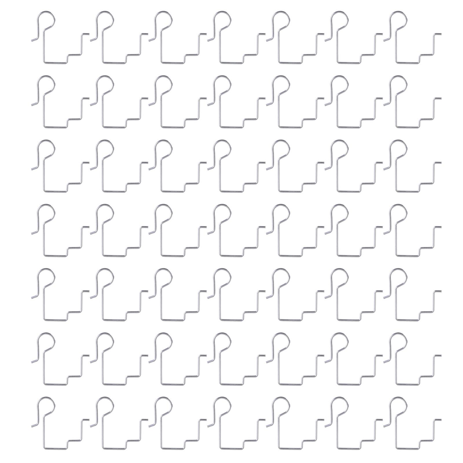 

50 шт. рождественские крючки для гирлянд из нержавеющей стали, наружные крючки для водостоков, вешалка для светильников, металлический крючок для палаток, прочный