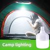 1-8pcs Rechargeable LED Indoor Outdoor Emergency Hookup Portable Lights with Battery Flashing Lights Barbecue Tent Camping Light