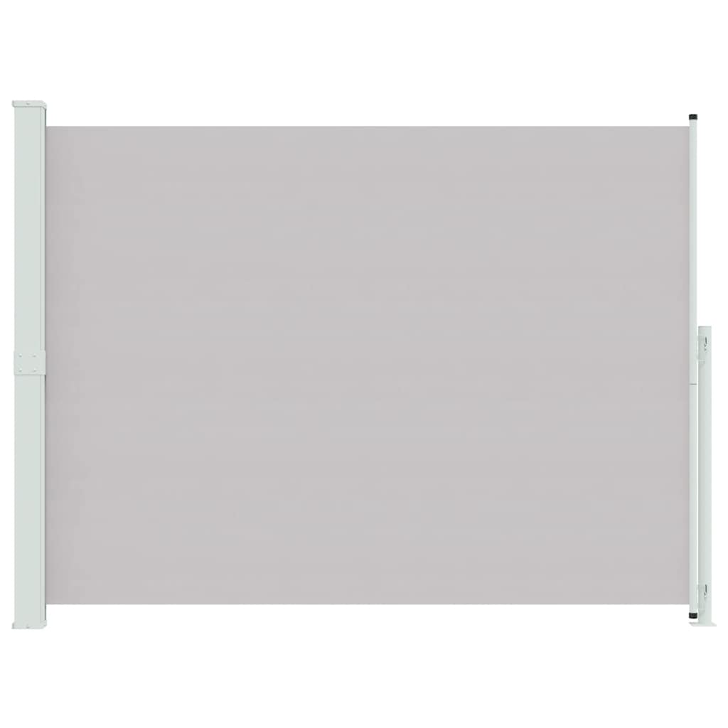 Side Awning Retractable 220 x 300 cm Grey