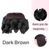 Synthetic Bow Hair Clip Chignon Messy Bun Claw Clip in Hair Piece Wavy Curly Hair Bun Ponytail Extensions Scrunchie Hairpieces for Women