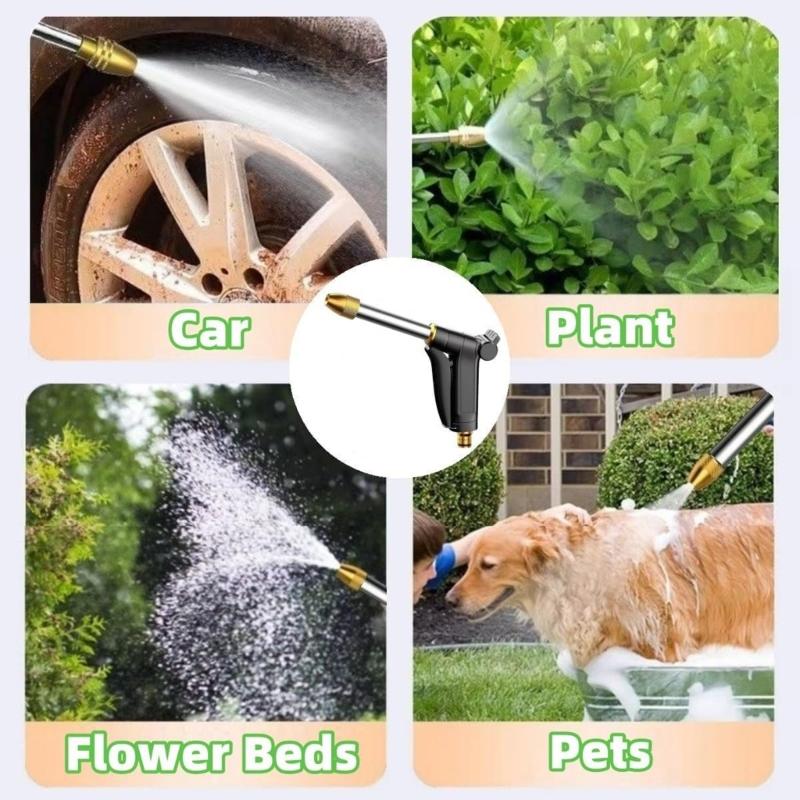 High Pressure Washer for Car Washing Garden Watering Hose Nozzle Sprinkler Foam Water Faucet Joint Quick Connector
