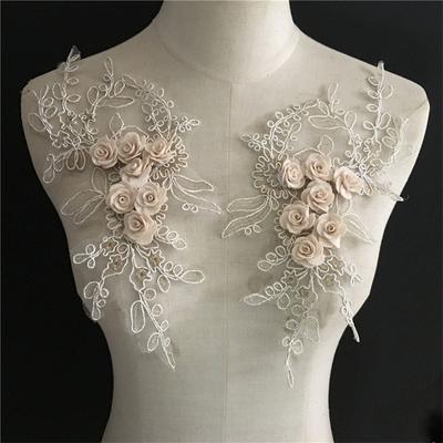 DIY Polyester Ručně šité oblečení Oděvní doplňky Dekorace Šaty Čchongsám Šaty Vystoupení Šaty Svatba Dekorace