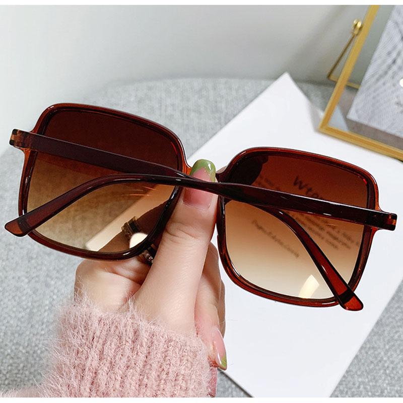 New Oversized Rectangle Sunglasses Women Men Vintage Square Sun Glasses UV400 Protection Fashion Eyewear