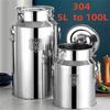 304 Stainless Steel Fermenters Wine Fermented Beer Fermenters Milk Barrel Bucket Sealing Oil Barrel Tea Canister Storage Pot