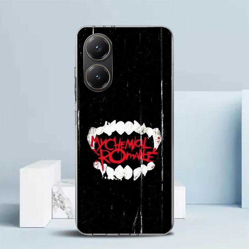 My Chemical Romance MCR Soft Cover for Xiaomi Poco F7 Ultra X7 X6 X5 Pro M7 Phone Case Redmi 15 15C 13 13C 12 12C 10 10C Print S