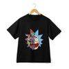 Rick Split Face Graphic T-shirt – Psychedelic Cartoon Streetwear Tee
