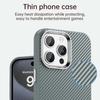 For iPhone 15 Pro Case Cell Phone Hybrid Back Cover Carbon Fiber Texture