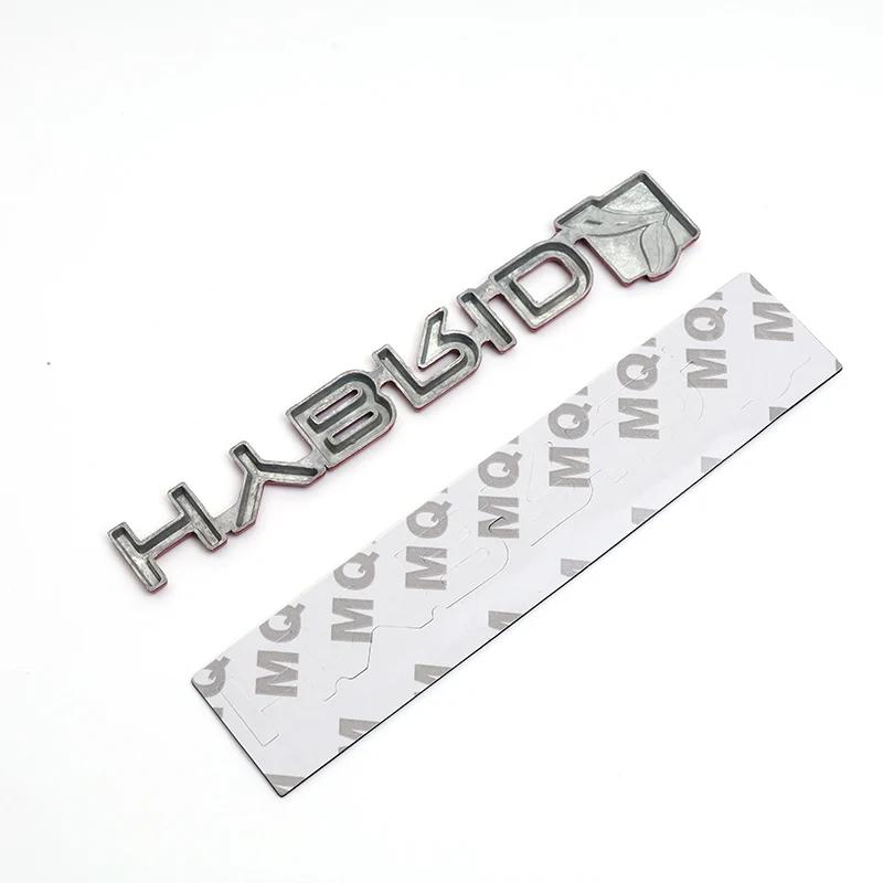 3D Metal HYBRID Car Sticker Emblem Badge for Hybrid Logo Toyota Prius Camry Crown Auris Rav4s Ford S-MAX Fusion Explorer Limited ESB3