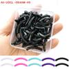 30pcs/box Colored Eyelashes Curler Replace Rubber  Black White Blue Elastic Eyelash Curler Replacement Rubber Strips Accessories